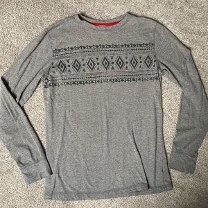 Cherokee gray long sleeve shirt boys Sz XL 16